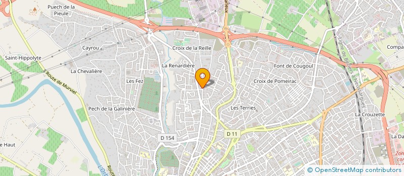 localisation de l'entreprise SAS FRICHAOU à BEZIERS
