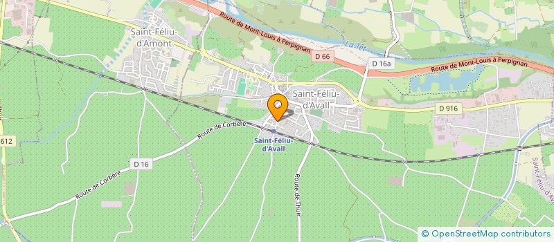 localisation de l'entreprise SAS FRIGOLA  SAINT-FELIU-D'AVALL