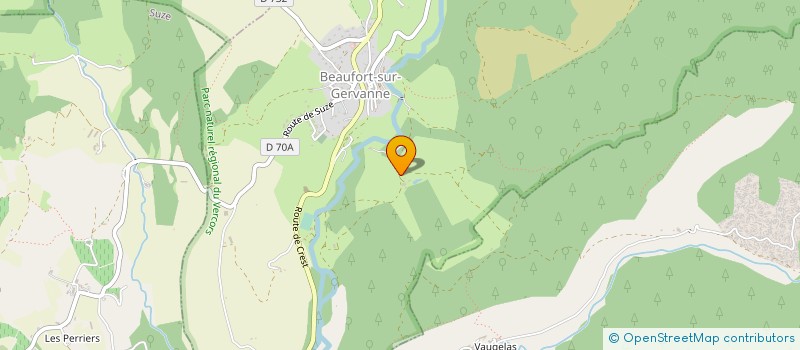 localisation de l'entreprise SAS FRIGOULETTE à BEAUFORT-SUR-GERVANNE