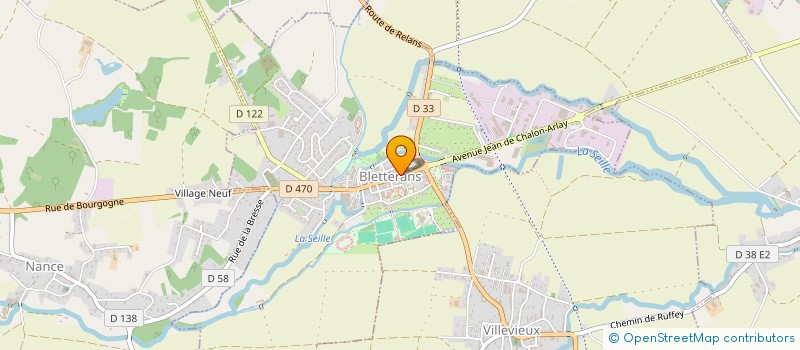 localisation de l'entreprise SAS FROMAGES D'ICI ET D'A COTE  BLETTERANS