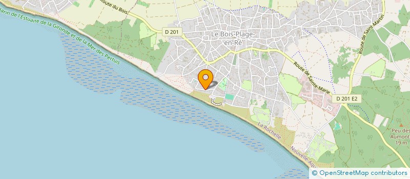 localisation de l'entreprise SAS FT RENO 2022  LE BOIS PLAGE EN RE