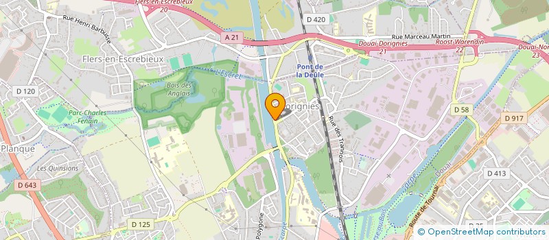 localisation de l'entreprise SAS FUEGO  DOUAI