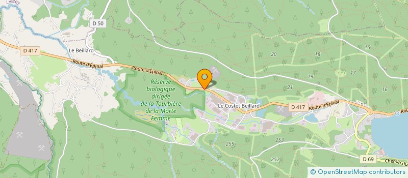 localisation de l'entreprise SAS FUMOIR DES LACS à GERARDMER