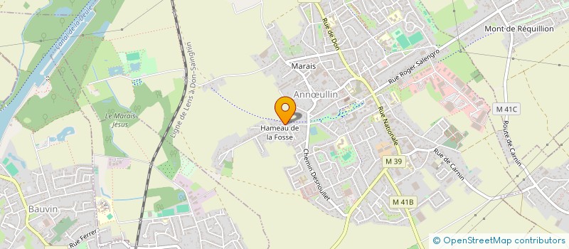 localisation de l'entreprise SAS FUNARO  ANNULLIN