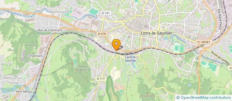 localisation de l'entreprise SAS FUSIER à LONS-LE-SAUNIER