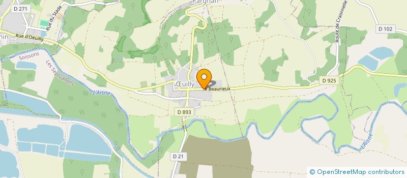 localisation de l'entreprise SAS FVV MACONNERIE  UILLY