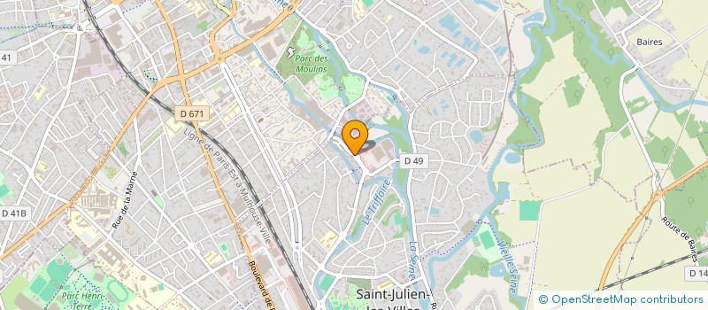 localisation de l'entreprise SAS FYG à SAINT-JULIEN-LES-VILLAS