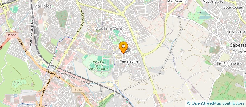 localisation de l'entreprise SAS FYMTEX à PERPIGNAN