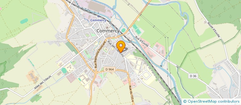 localisation de l'entreprise SAS G DRONET à COMMERCY