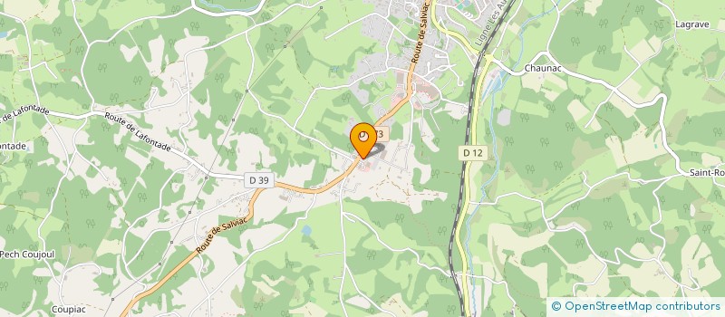 localisation de l'entreprise SAS G.G.P. DISTRIBUTION  GOURDON