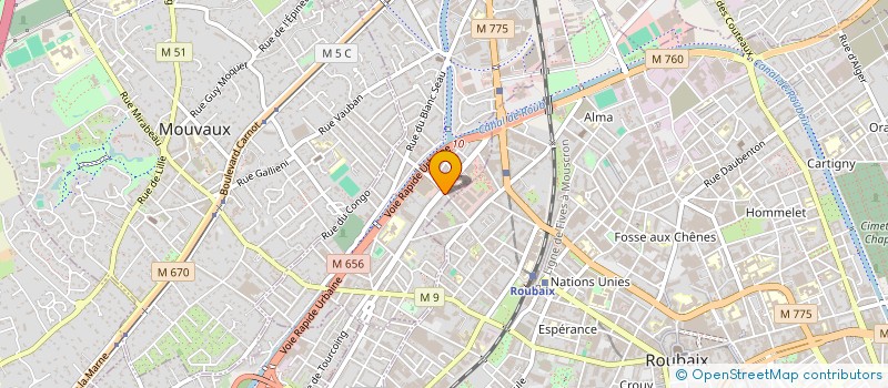 localisation de l'entreprise SAS G NOAN à TOURCOING