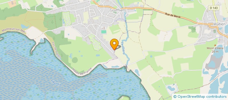 localisation de l'entreprise SAS G.P.H  GROFFLIERS