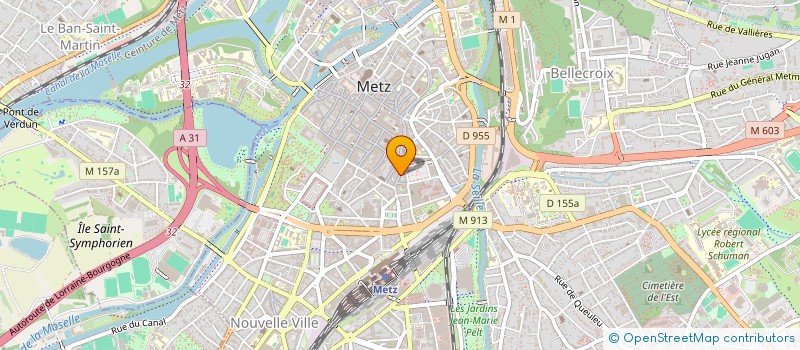 localisation de l'entreprise SAS GAB à METZ