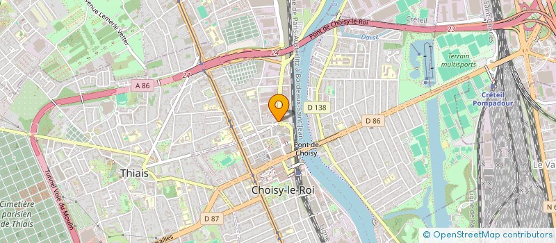 localisation de l'entreprise SAS GAB CAB à CHOISY-LE-ROI