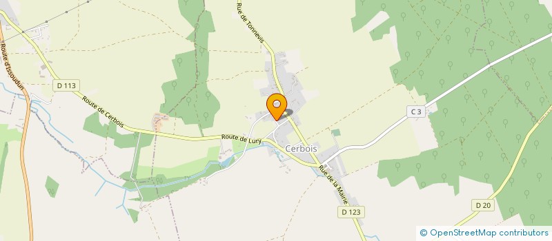 localisation de l'entreprise SAS GAD IMMO  CERBOIS