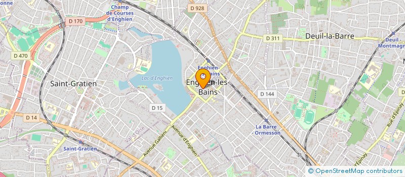 localisation de l'entreprise SAS GAEL  ENGHIEN-LES-BAINS