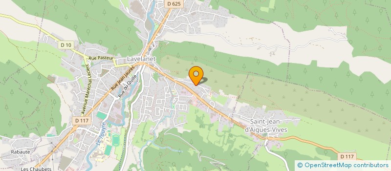 localisation de l'entreprise SAS GAETAN SANCHEZ ET FILS  LAVELANET