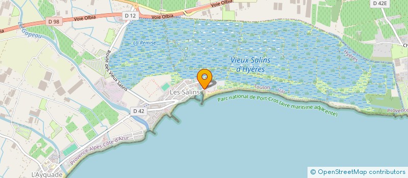 localisation de l'entreprise SAS GAIA à HYERES