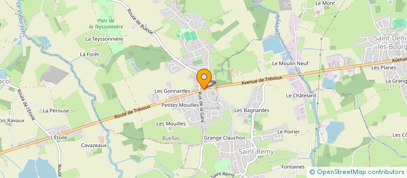 localisation de l'entreprise SAS GAILLETON-DEBOURG  BUELLAS