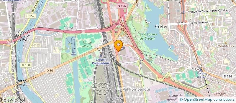 localisation de l'entreprise SAS GALATA  CRETEIL