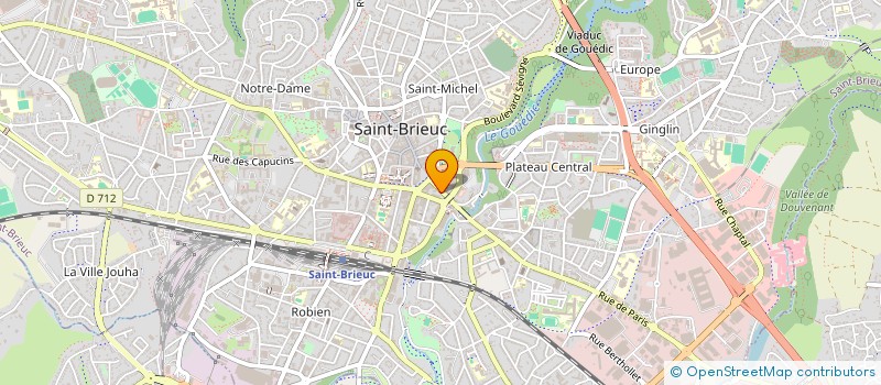 localisation de l'entreprise SAS GALAXIGO  SAINT-BRIEUC