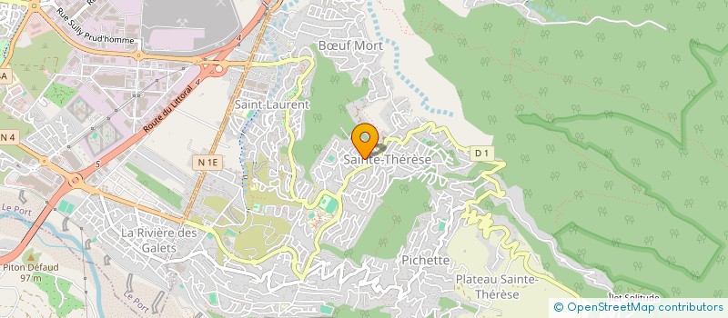 localisation de l'entreprise SAS GALAXIUM à LA POSSESSION