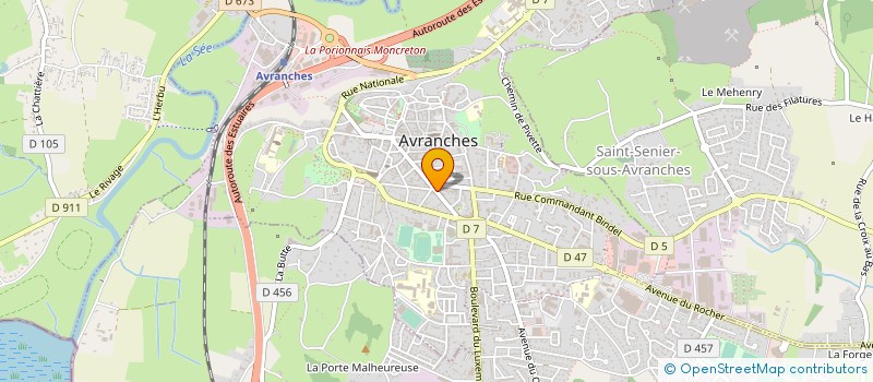 localisation de l'entreprise SAS GALERIE DOUBLET à AVRANCHES
