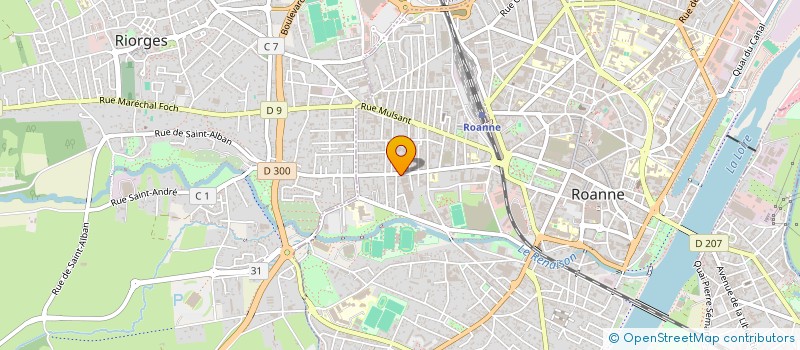 localisation de l'entreprise SAS GALICHON CONSULTING à ROANNE