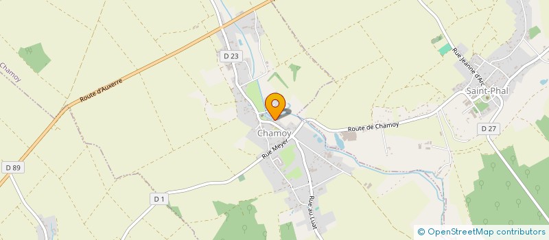 localisation de l'entreprise SAS GALLIMARD L & A  CHAMOY