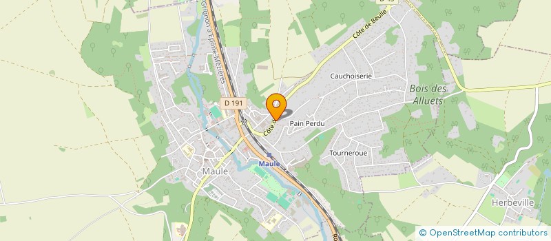 localisation de l'entreprise SAS GAMA  MAULE