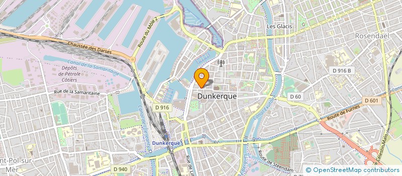 localisation de l'entreprise SAS GAQUERE à DUNKERQUE