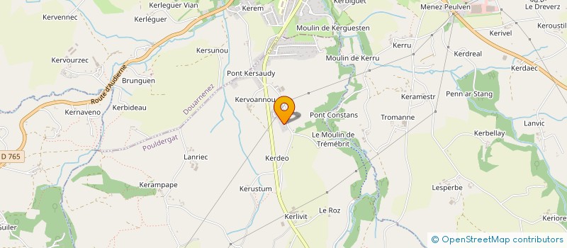 localisation de l'entreprise SAS GARAGE BUREL à DOUARNENEZ