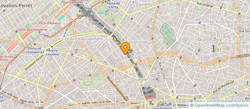 localisation de l'entreprise SAS GARAGE DE ROME  PARIS