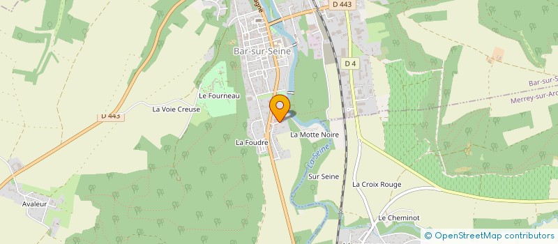 localisation de l'entreprise SAS GARAGE GUILLAUME à BAR-SUR-SEINE
