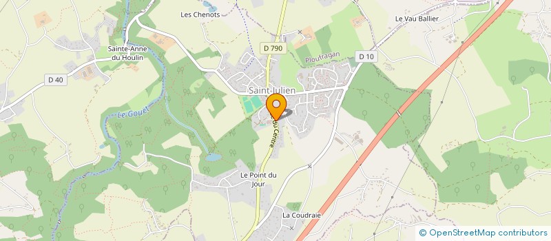 localisation de l'entreprise SAS GARAGE LAINE à TREGUEUX