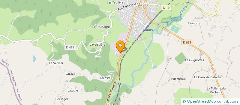 localisation de l'entreprise SAS GARAGE ROSSIGNOL à MAURS