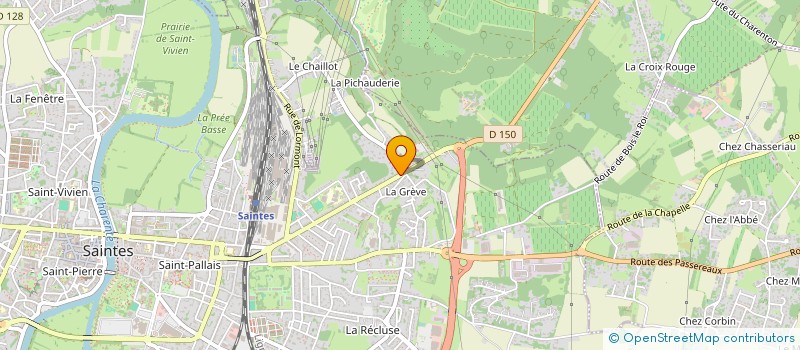 localisation de l'entreprise SAS GARCIA  SAINTES