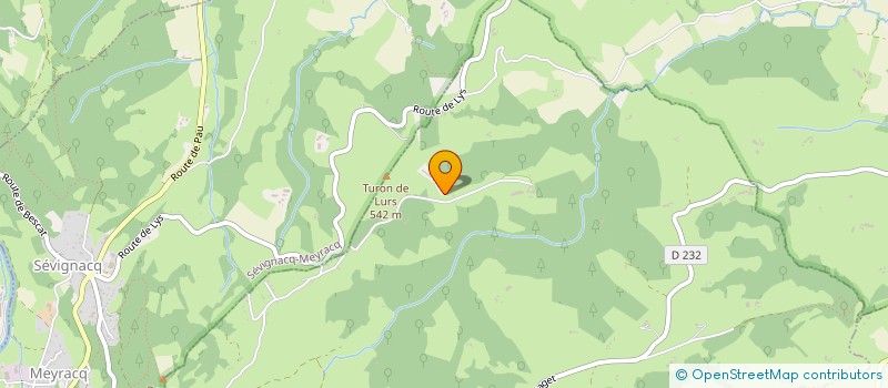 localisation de l'entreprise SAS GARROCQ ENERGIE  SAINTE-COLOME