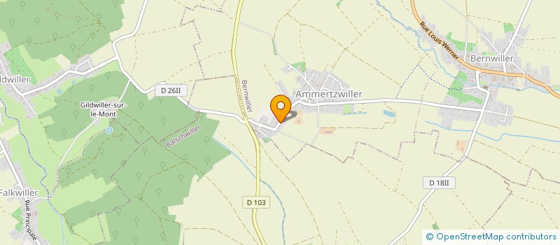 localisation de l'entreprise SAS GASSMANN  BALSCHWILLER