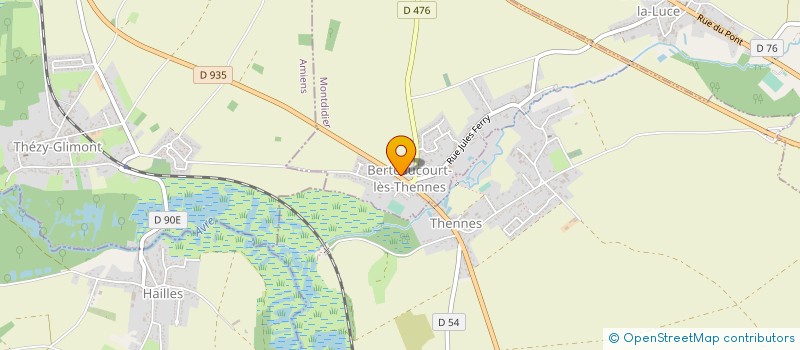 localisation de l'entreprise SAS GASTON PERE ET FILS à BERTEAUCOURT-LES-THENNES