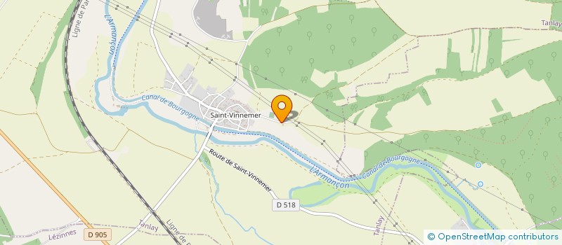 localisation de l'entreprise SAS GASTON PERE ET FILS à TANLAY
