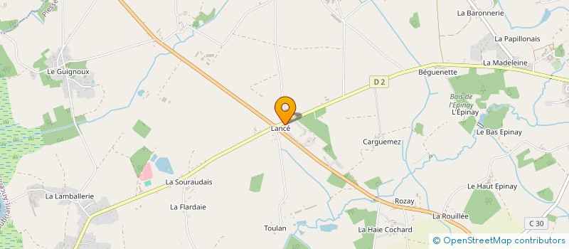 localisation de l'entreprise SAS GAUTIER LUC  PLESSE