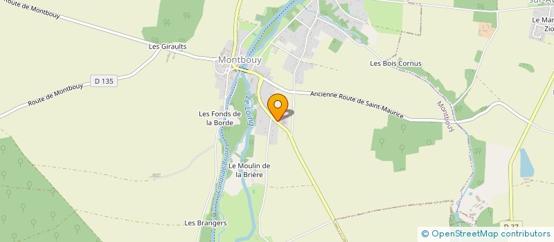 localisation de l'entreprise SAS GAUVIN à MONTBOUY
