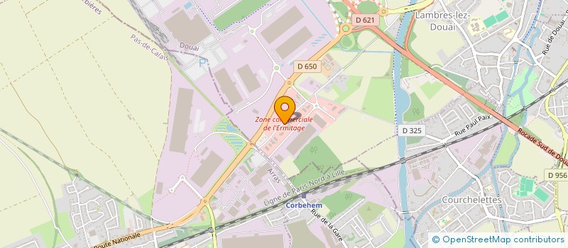 localisation de l'entreprise SAS GAYANT COURTAGE  LAMBRES-LEZ-DOUAI