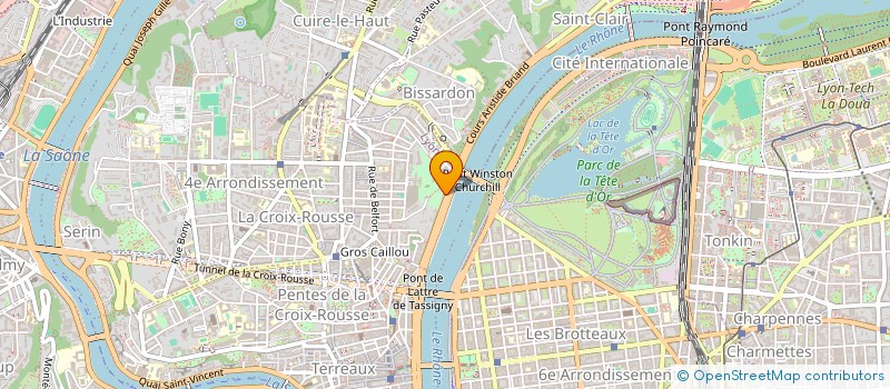 localisation de l'entreprise SAS GB à LYON
