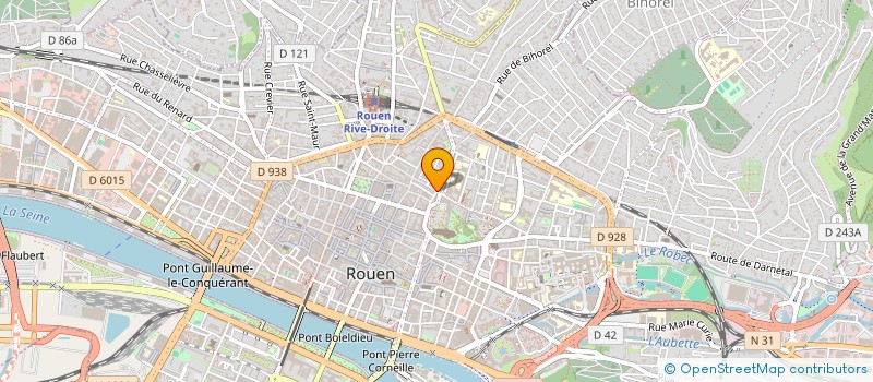 localisation de l'entreprise SAS GB RESTO à ROUEN