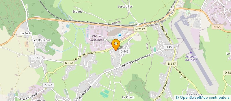 localisation de l'entreprise SAS GBED à YTRAC