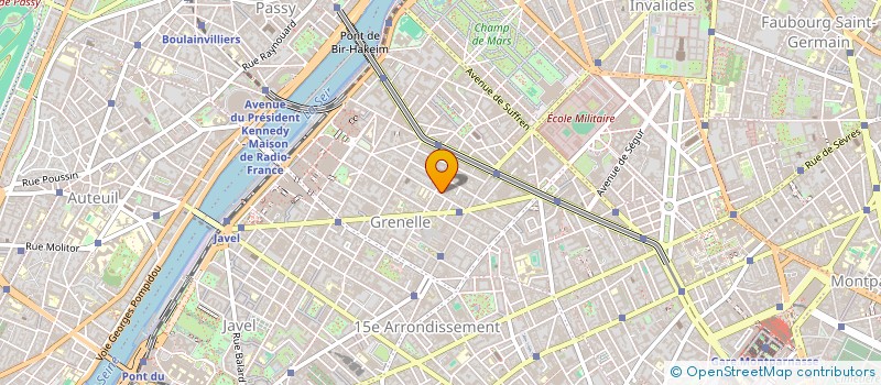 localisation de l'entreprise SAS GBL  PARIS