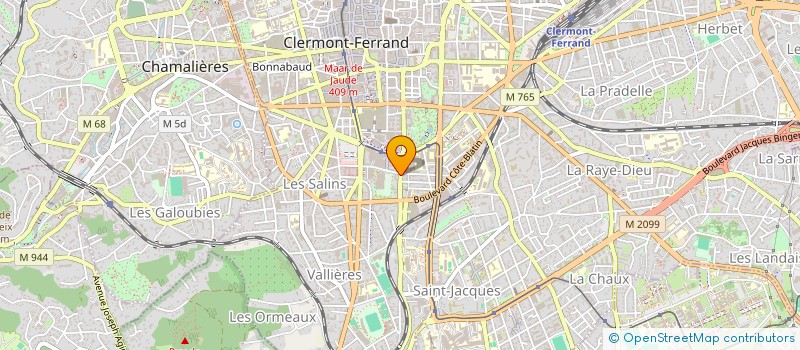 localisation de l'entreprise SAS GC  CLERMONT-FERRAND