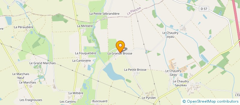 localisation de l'entreprise SAS GCORMAT  VIEILLEVIGNE